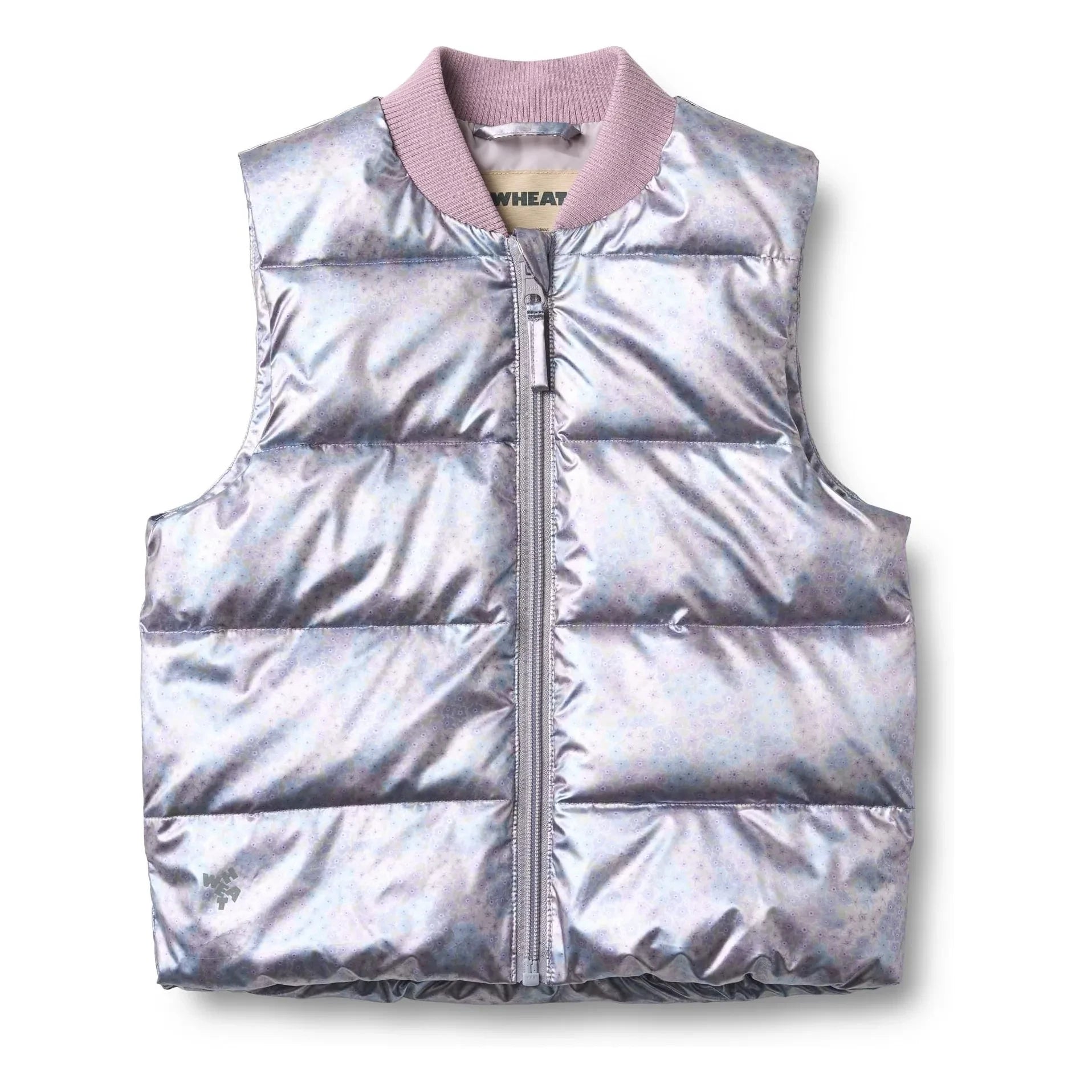 Wheat - Fryd Sleeveless Coat Recycled Fiber Metallic | Purple