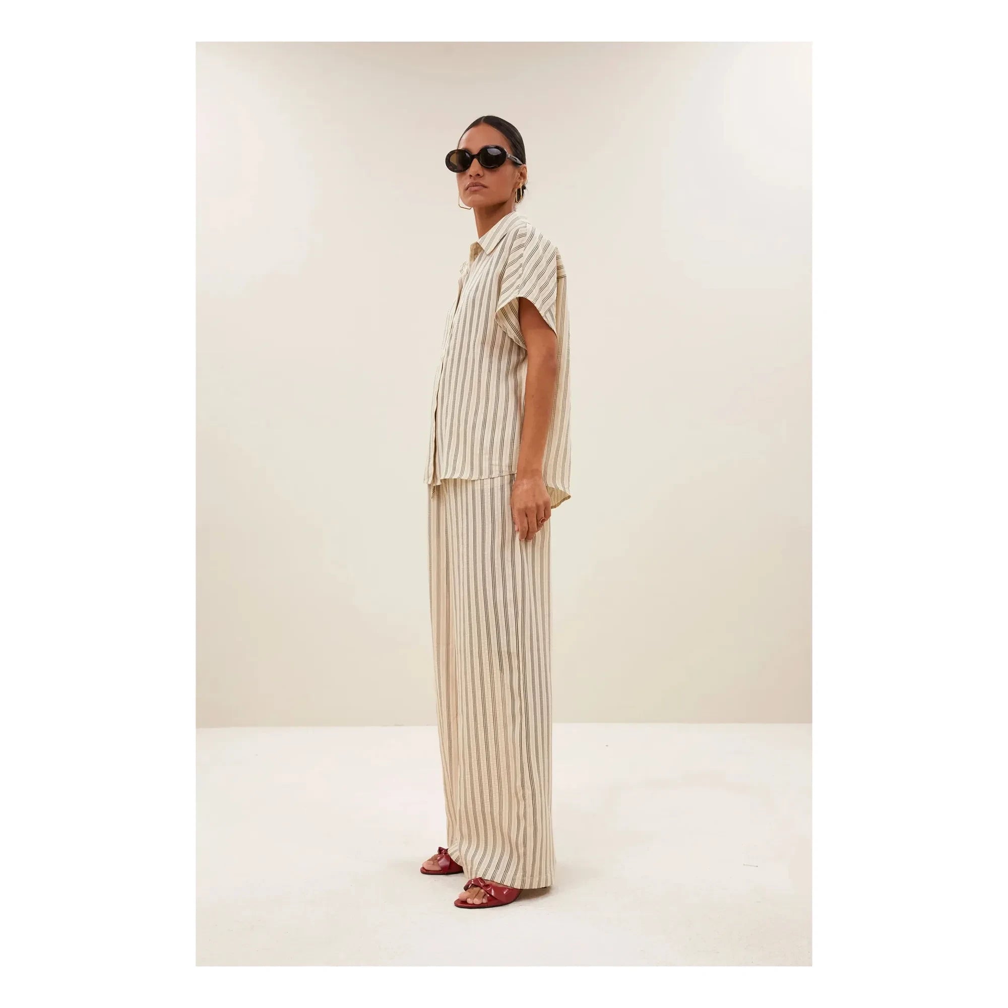 By Bar - Barley Striped Shirt | Black