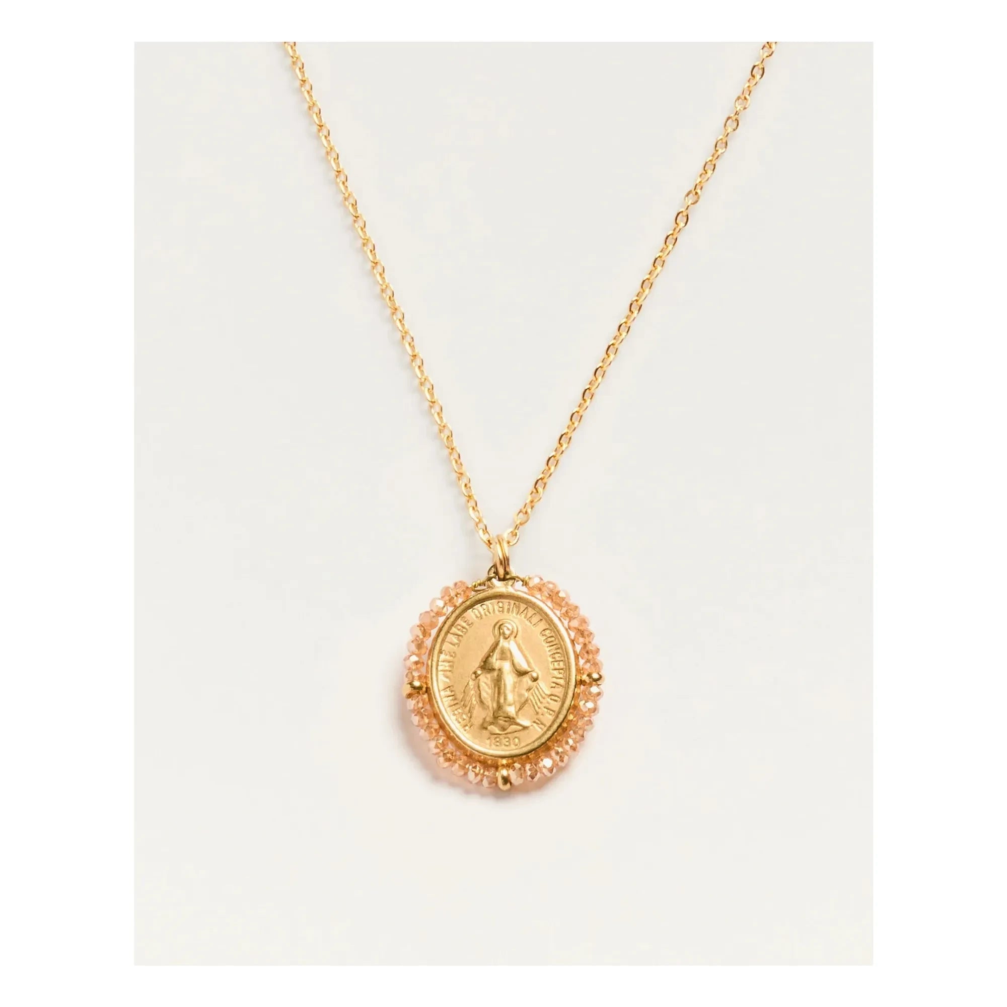 Palas - Santa Maria Glossy Necklace | Peach