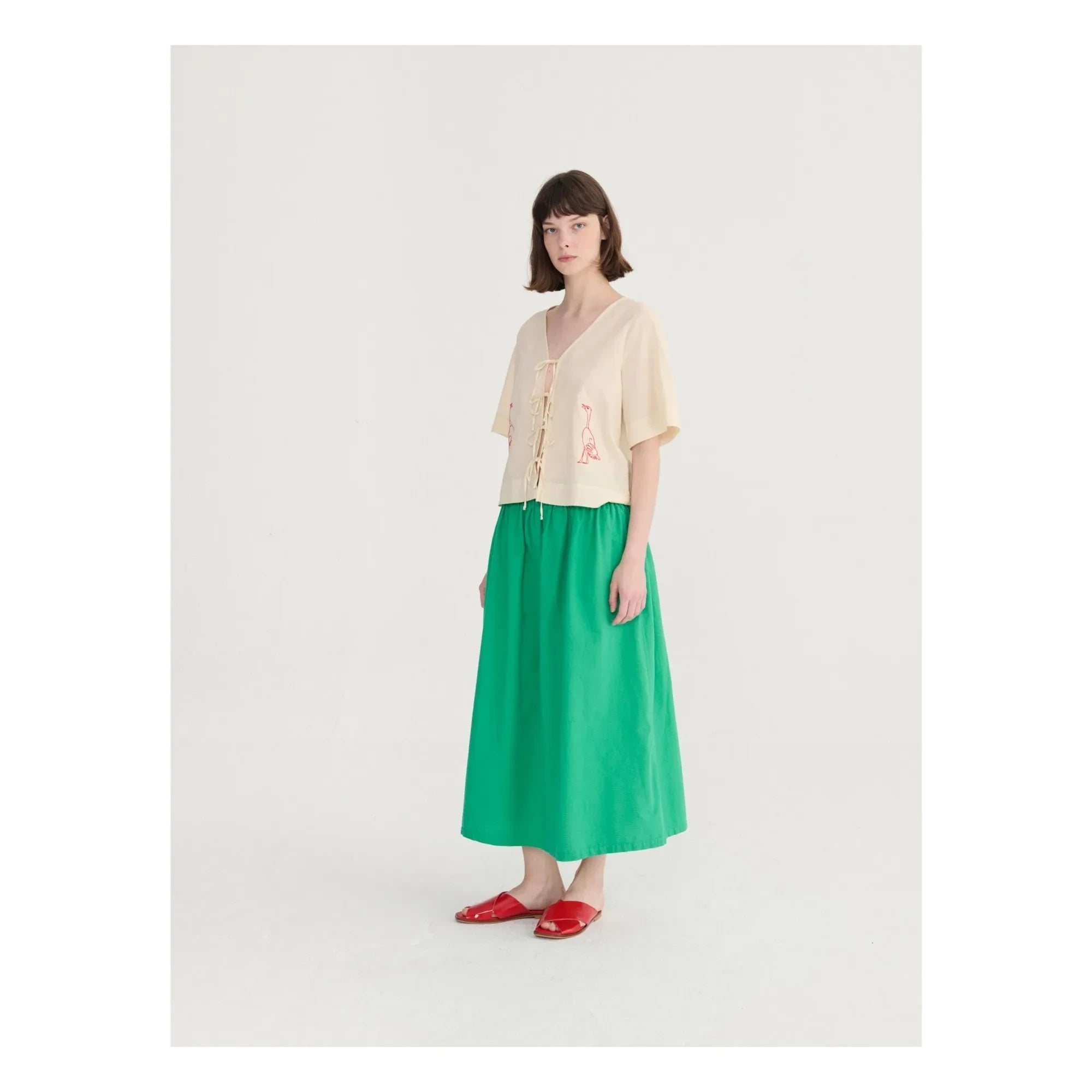 Bobo Choses - Skirt, Organic Cotton | Green