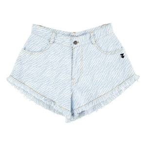 Sisters Department - Kotton Şort | Denim mavisi