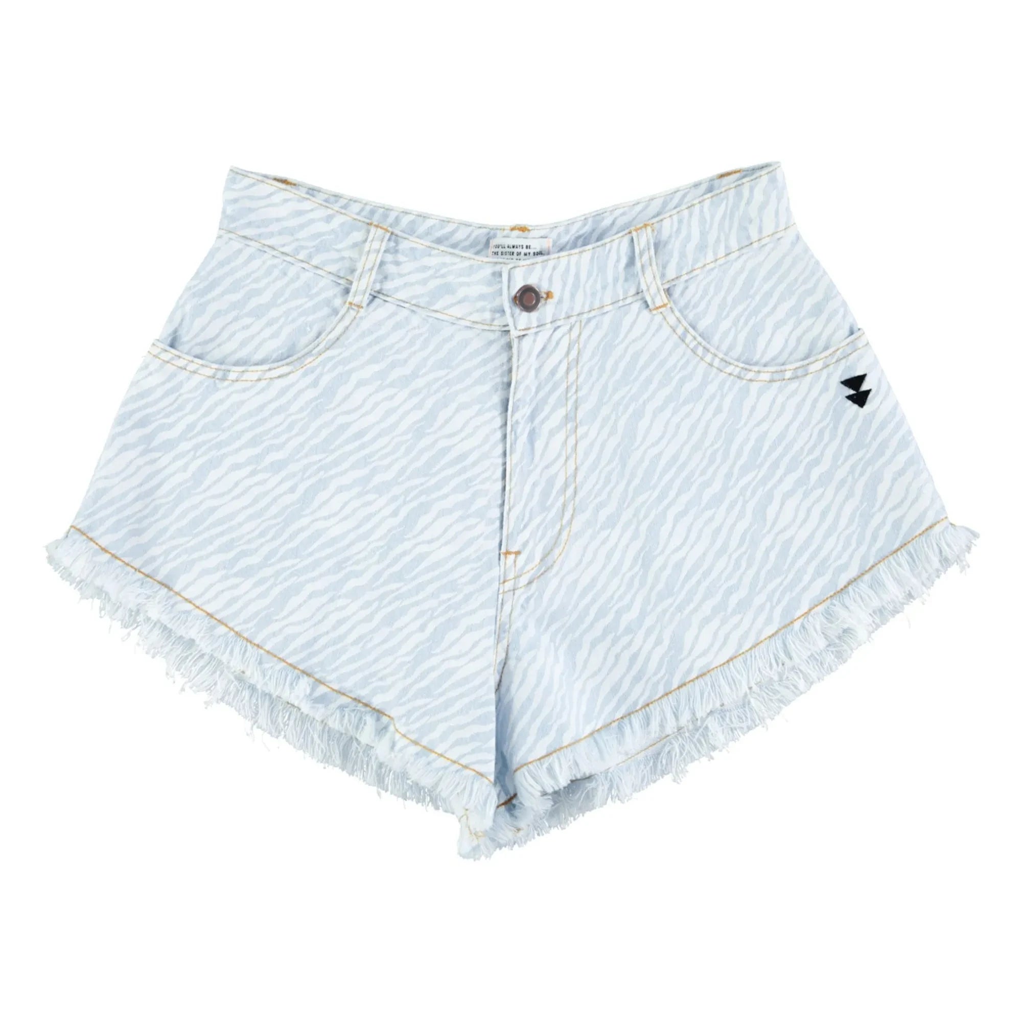 Sisters Department - Kotton Şort | Denim mavisi
