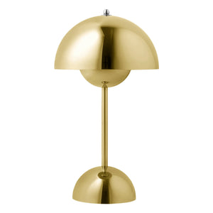 & Tradition - VP9 Flowerpot Portable Table Lamp, Vernon Panton | Brass