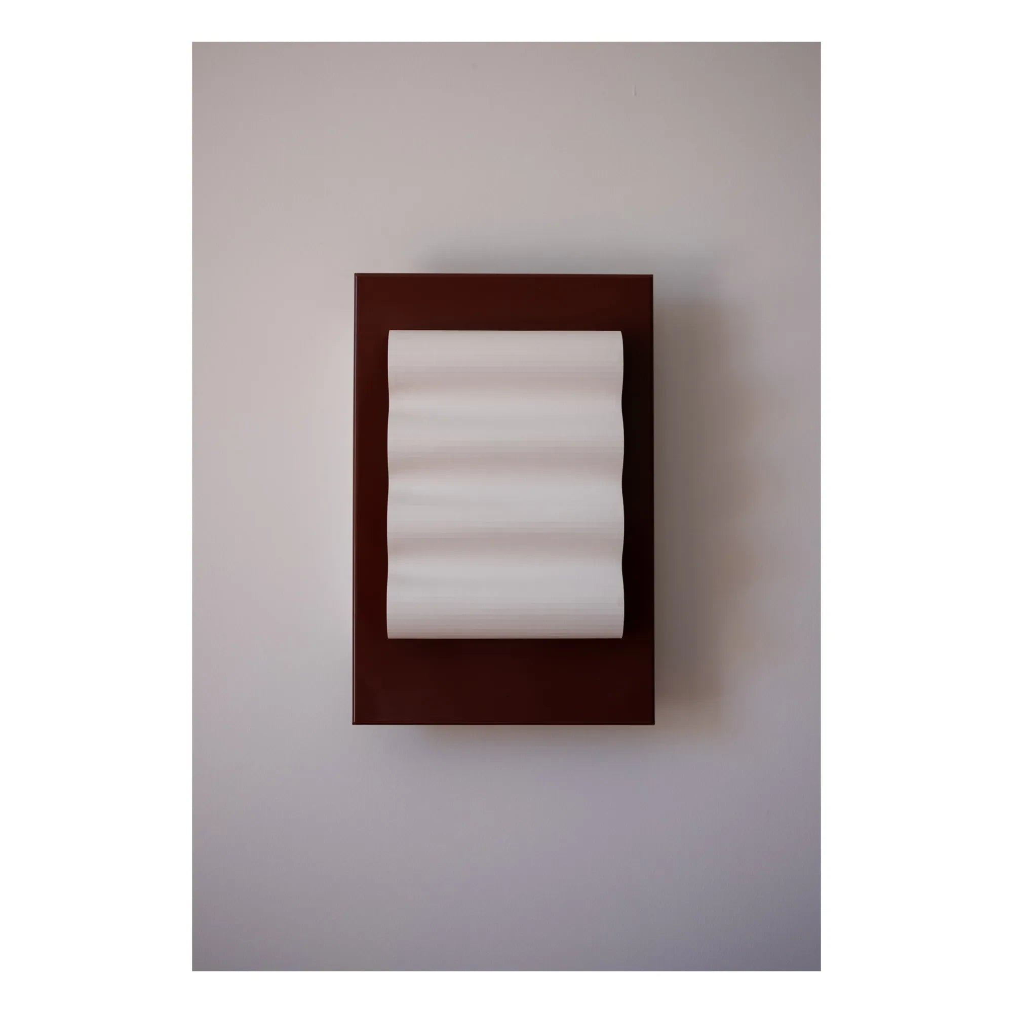 Violaine d'Harcourt - Wave Frame Wall Lamp | Brown