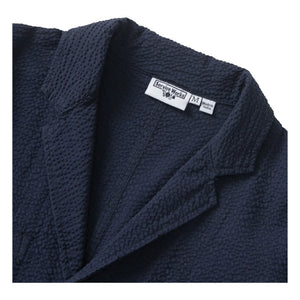 Service Works - Seersucker Server Jacket | Navy Blue