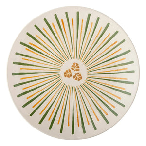 Bloomingville - Heikki Stone Ceramic Plate | Green