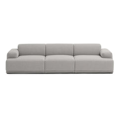 Muuto - Connect Soft 3-Seater Sofa | Light Gray
