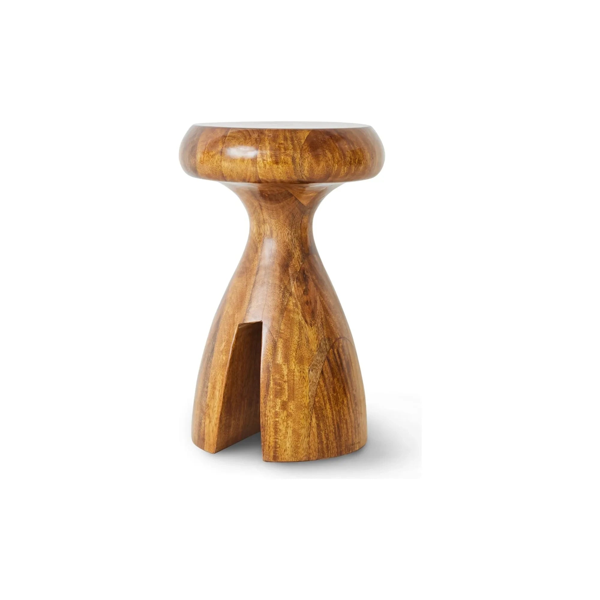 HKliving - Wooden stool | Walnuts
