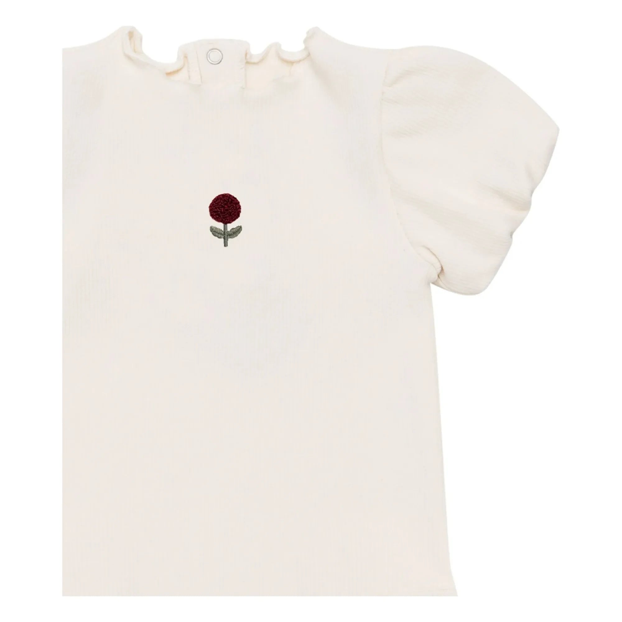 Donsje - Marien Fleur Organic Cotton T-Shirt | Ecru