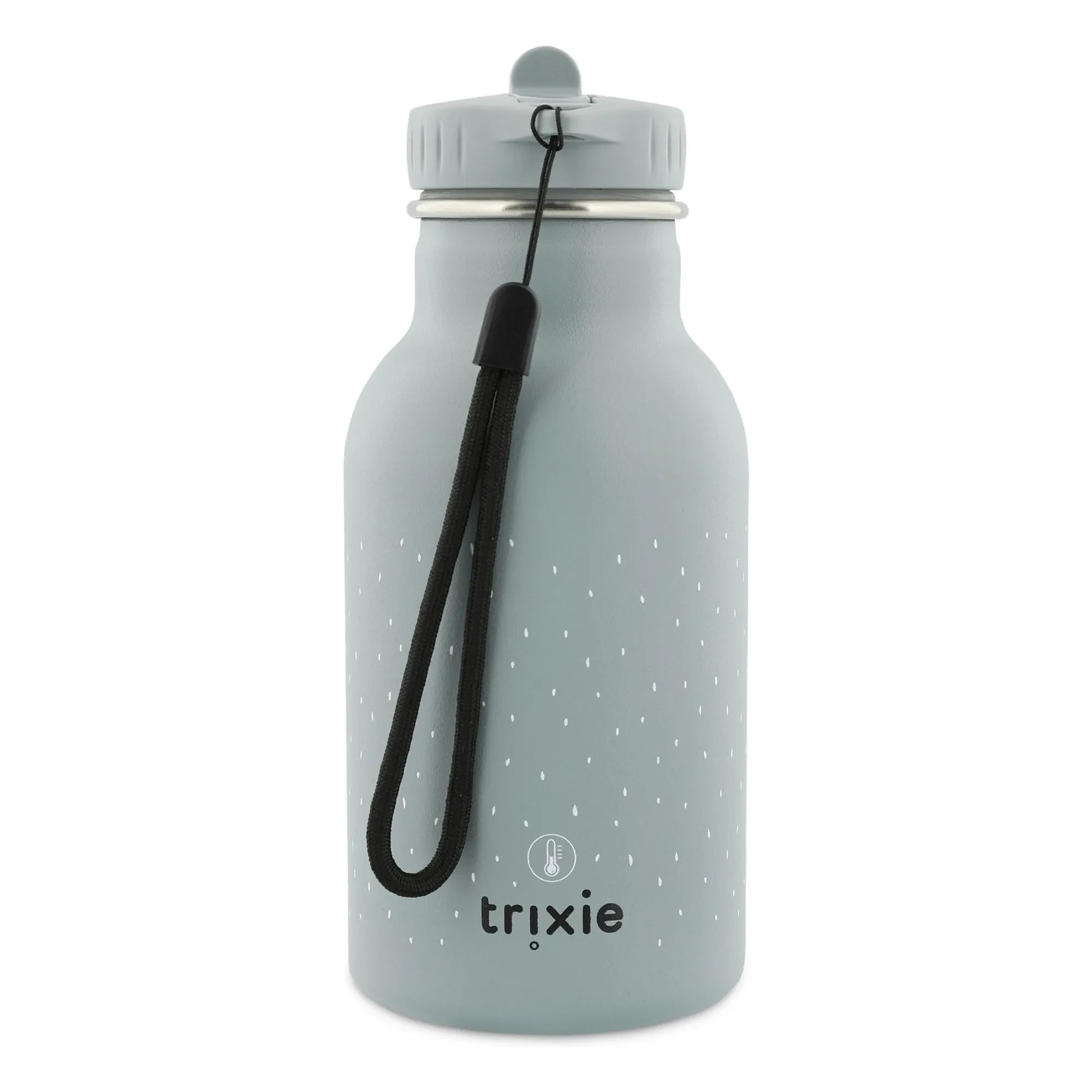 Trixie - Mr. Shark 350 ml Insulated Water Bottle | Gray