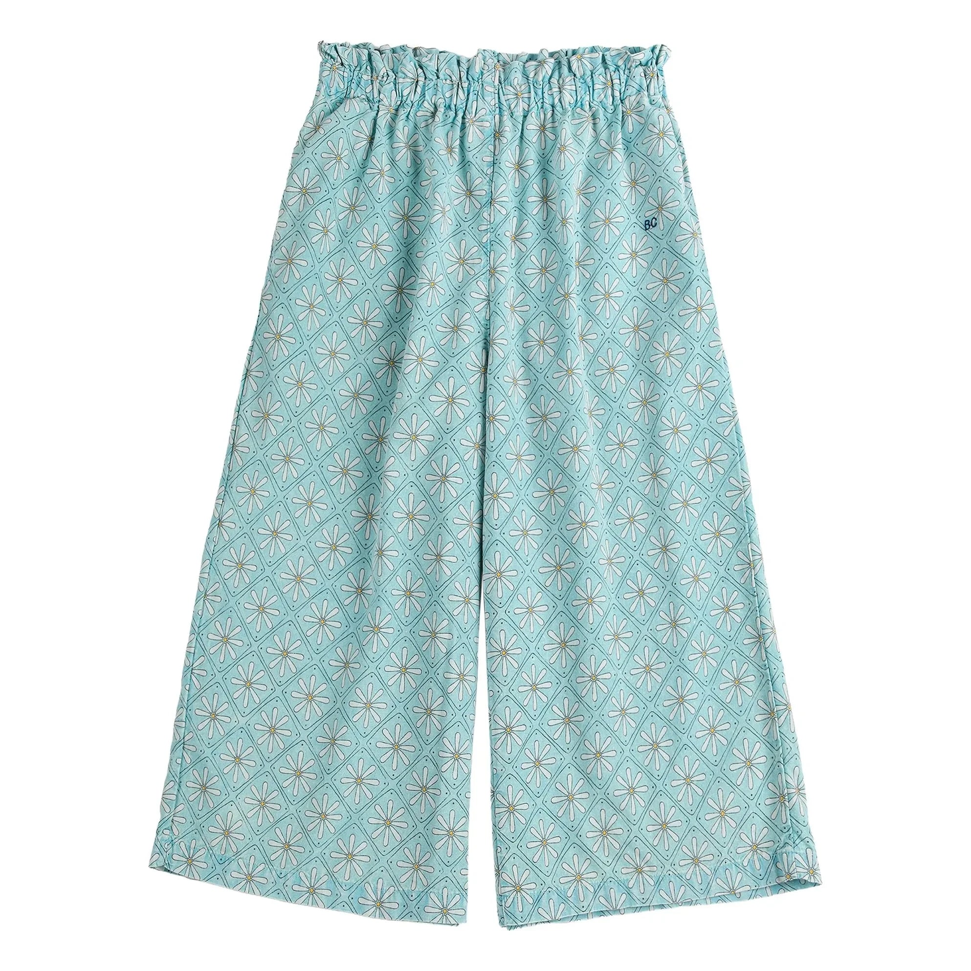 Bobo Choses - Organic Cotton Daisy Skirt Shorts | Light Blue
