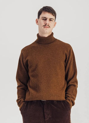 Parages - Michel Super Fine Merino Wool Sweater | Terracotta