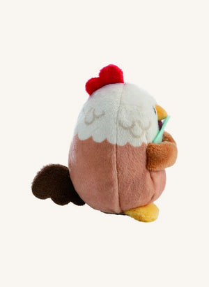 Nici - Keko Rooster Plush Toy in Candy Costume | White