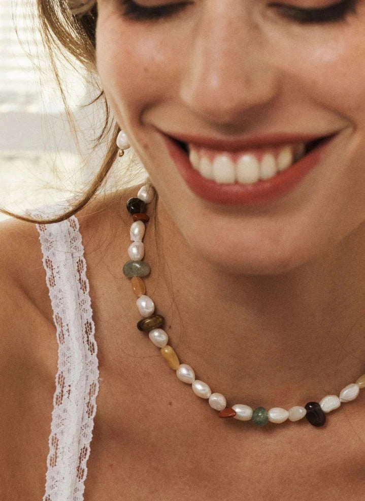 Camille Colette Studio - Gaia Necklace | White