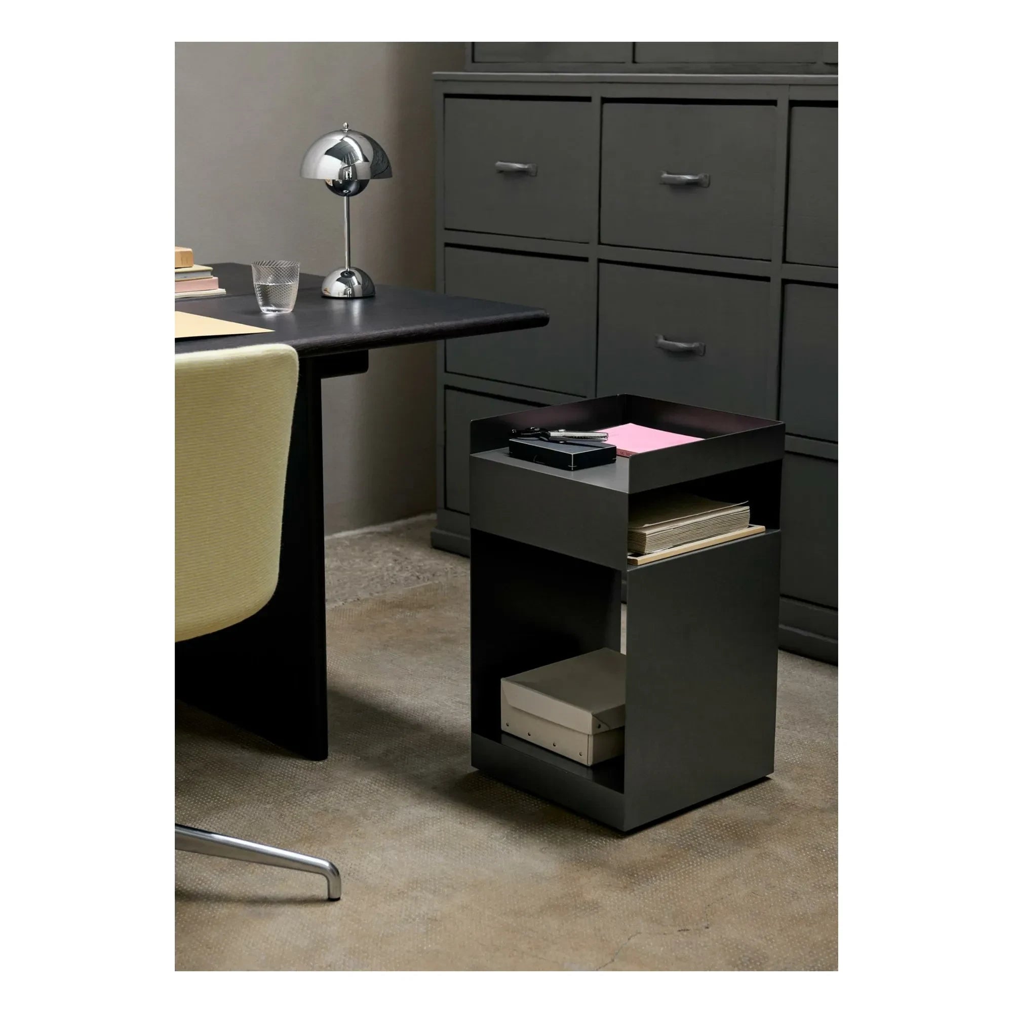 & Tradition - Rotate SC73 Storage Unit by Space Copenhagen | Dark Gray