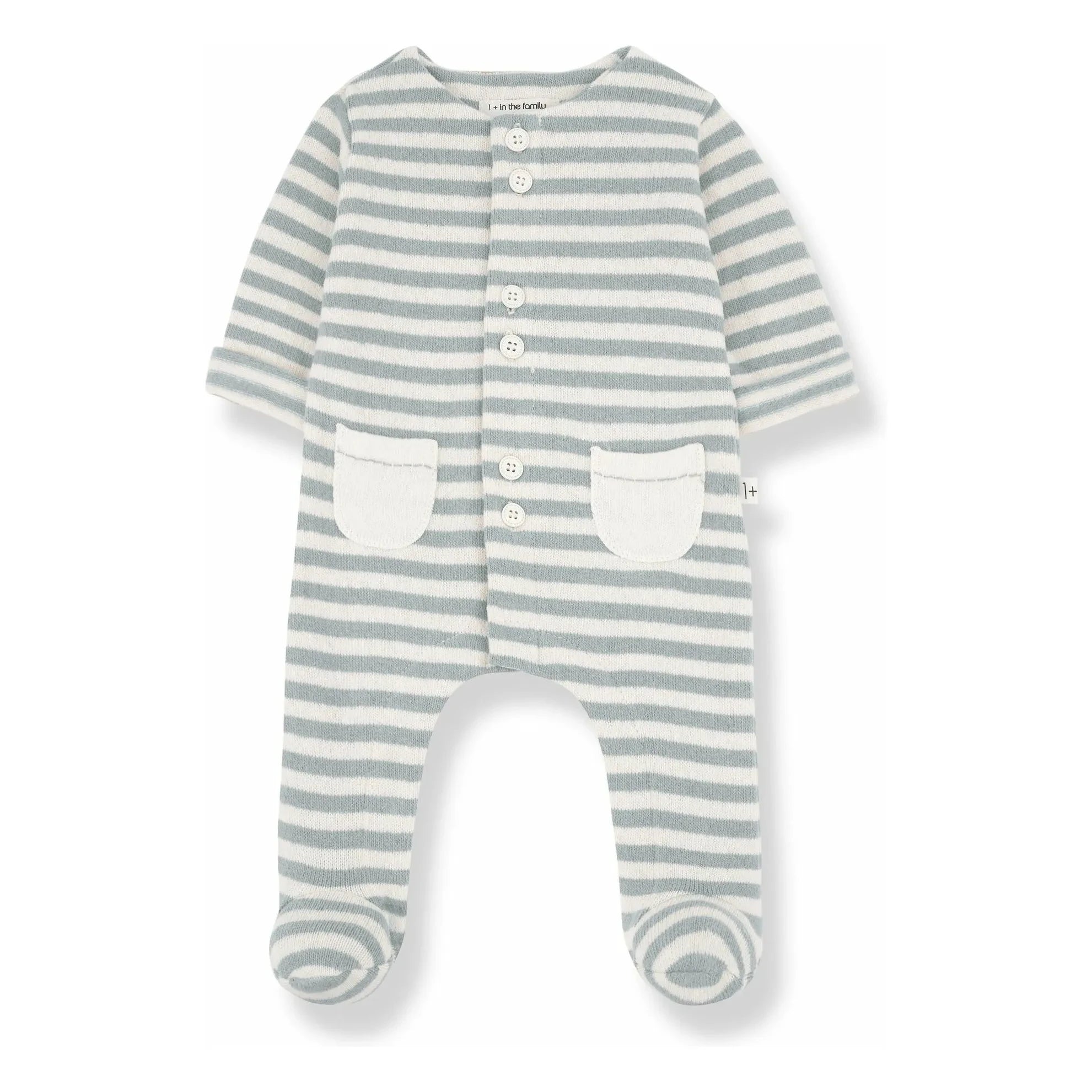 1+ in the Family - Milo Pajama Set | Gray Blue