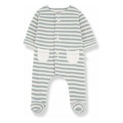 1+ in the Family - Milo Pajama Set | Gray Blue