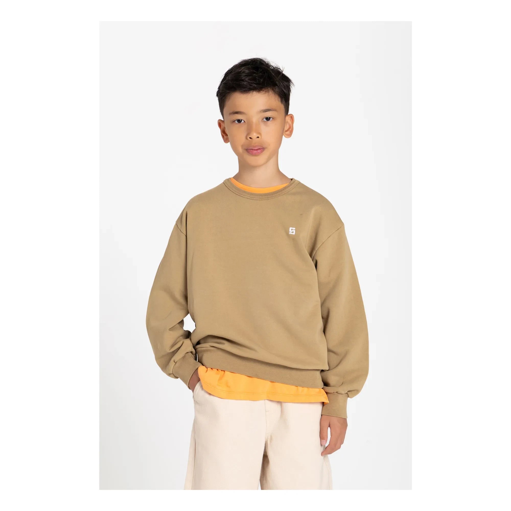 Smallable Kid - Arlo Organic Cotton Sweatshirt | Brown