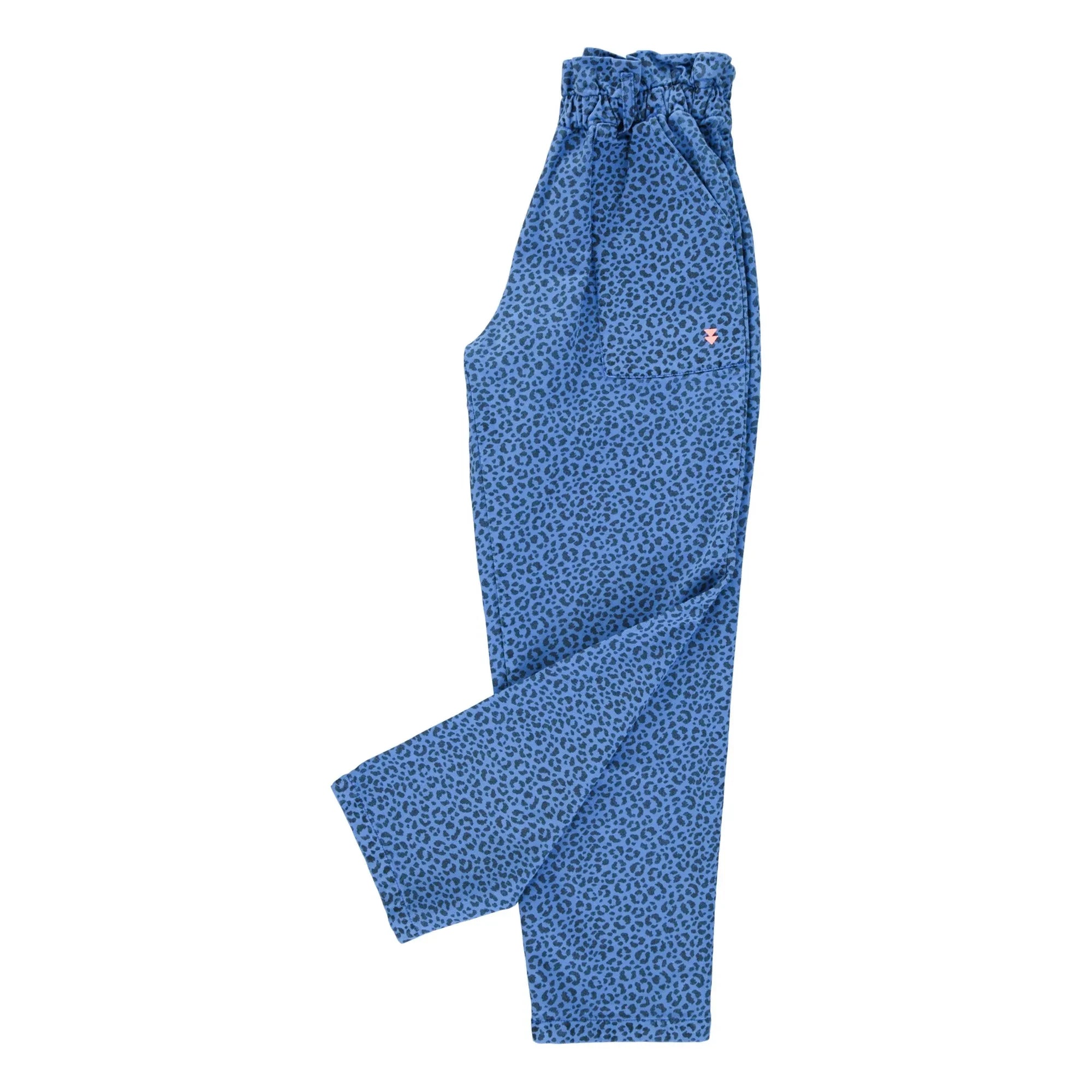 Sisters Department - Cotton Leopard Pants | Blue