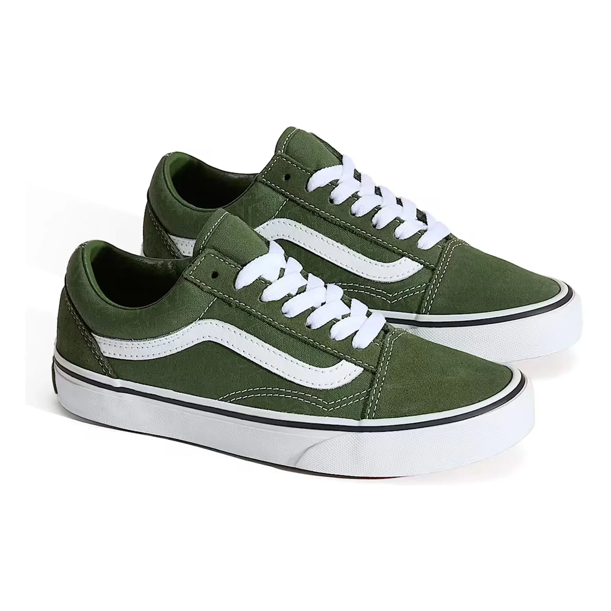 Vans - Old Skool Logo Lace Sneakers | Green