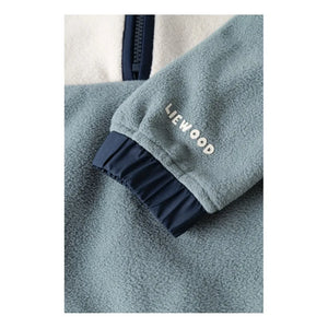 Liewood - Wynn Fleece Sweatshirt Made from Recycled Fibers | Blue