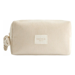 Bachca - Velvet Makeup Bag | Beige