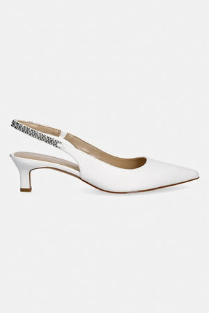 MICHAEL Michael Kors Marcia Kitten Sling Pump Deri İnce Topuklu Ayakkabı