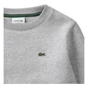 Lacoste - Organik pamuk logo sweatshirt | Heather grey