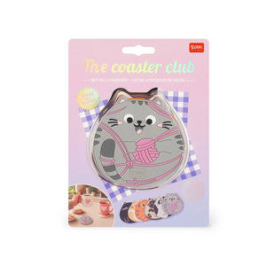 Legami - Six Coaster Set - Coaster Club - Cat