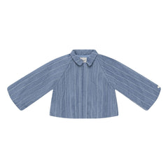 Donsje - Cyran Çizgili Ceket | Denim Mavisi