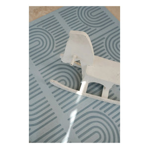Toddlekind - Linear Modular Play Mat | Gray Blue