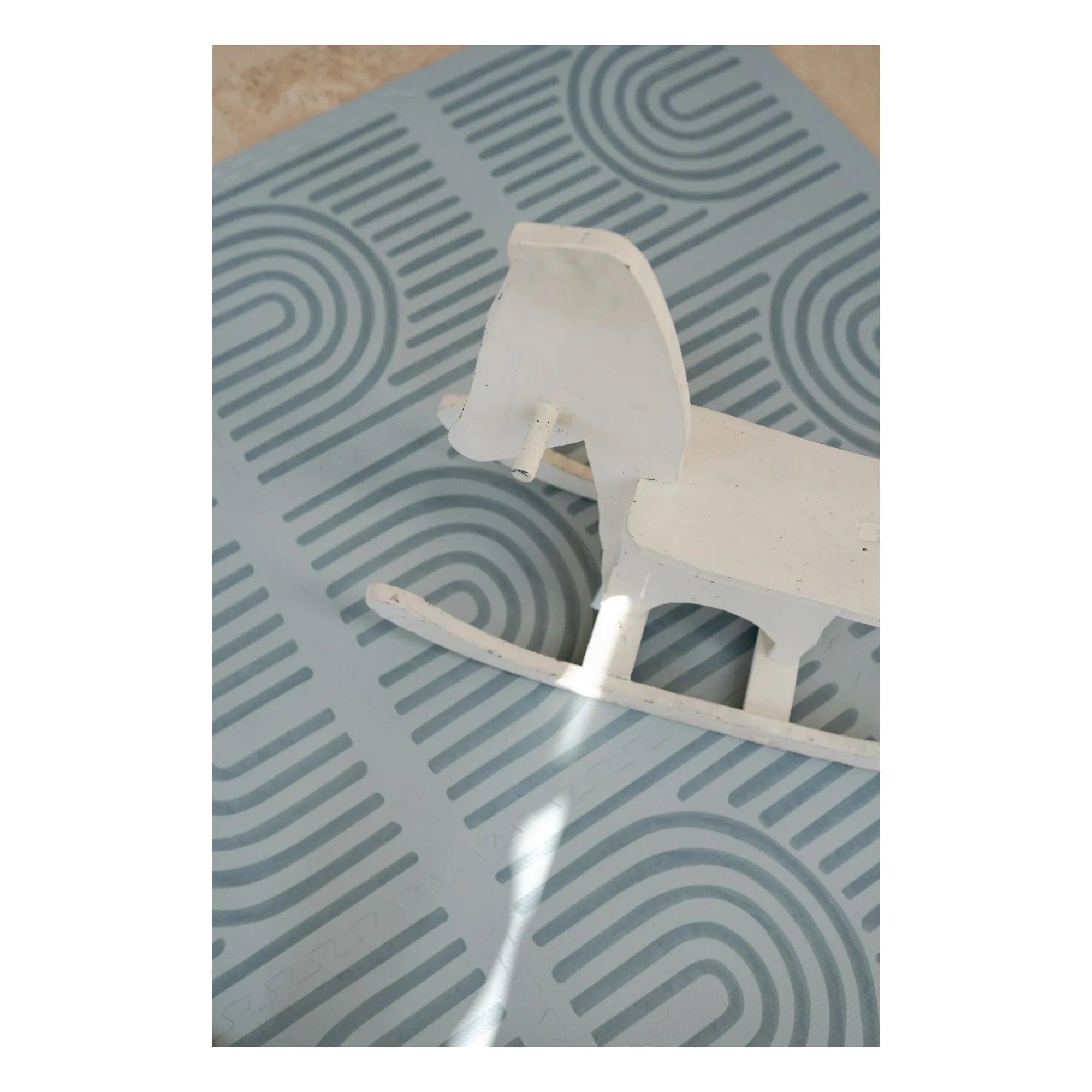 Toddlekind - Linear Modular Play Mat | Gray Blue