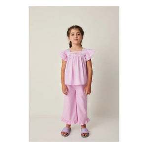 Tocoto Vintage - Ruffled Pants | Lilac