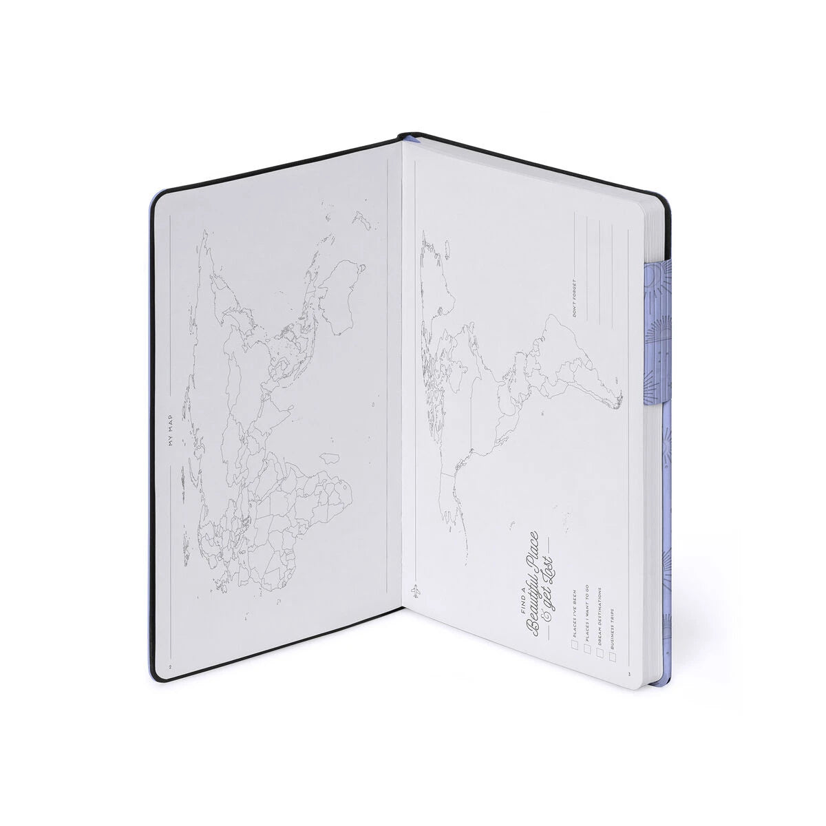Legami - Dotted Defter ile Monochrome Yumuşak Kılıf - Cosmic Lilac - My Defter