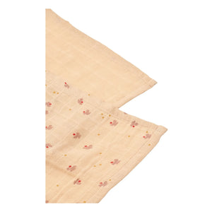 Liewood - Lewis Organic Cotton Cloths - 2-Pack | Mini Butterfly/Apple Blossom