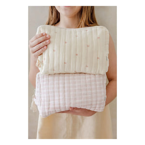 Soft Spot - Organic cotton ribbon care bag | Ecru