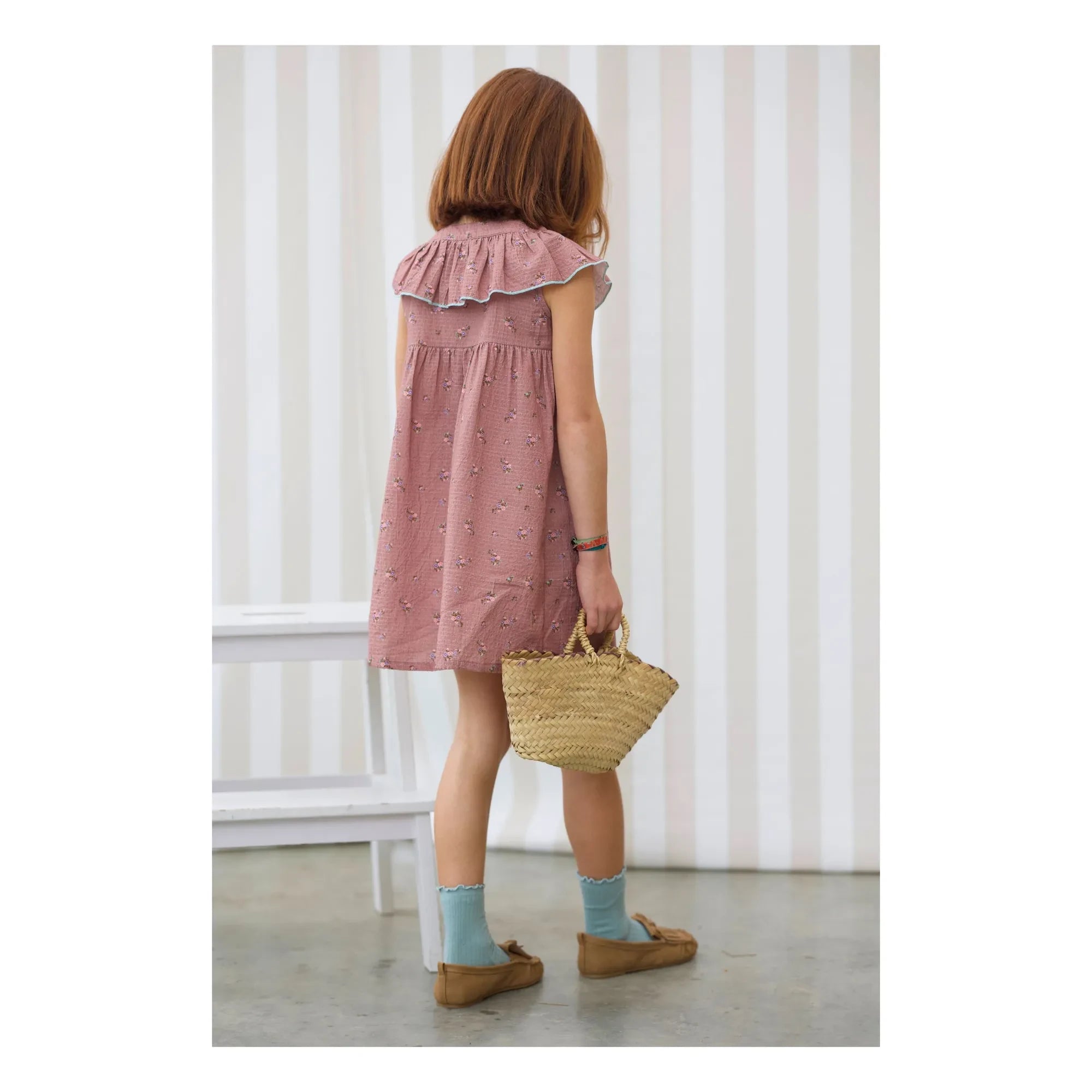 Lililotte - Renée Fleurie Organic Cotton Dress | Dusty Pink