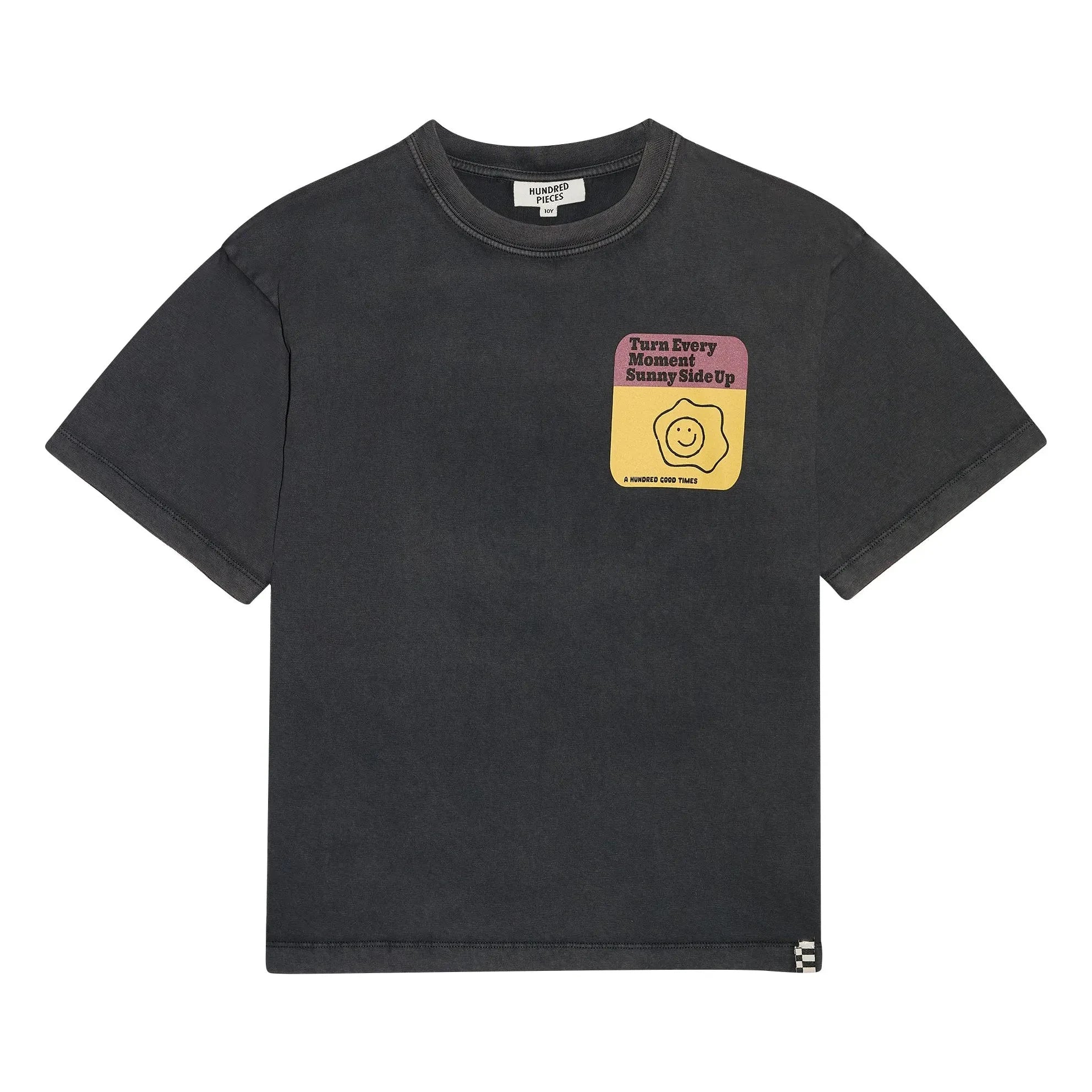Hundred Pieces - Finn Organic Cotton T-Shirt | Black
