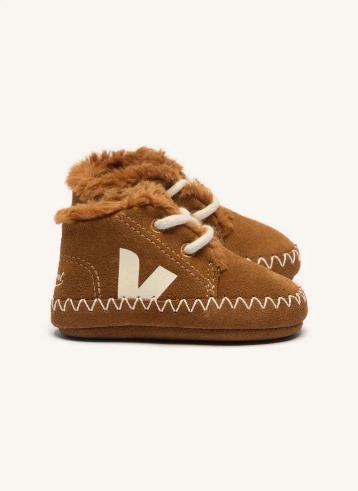 Veja - Baby Winter Light ZZ Suede Sneakers - Veja x Bonpoint | Brown