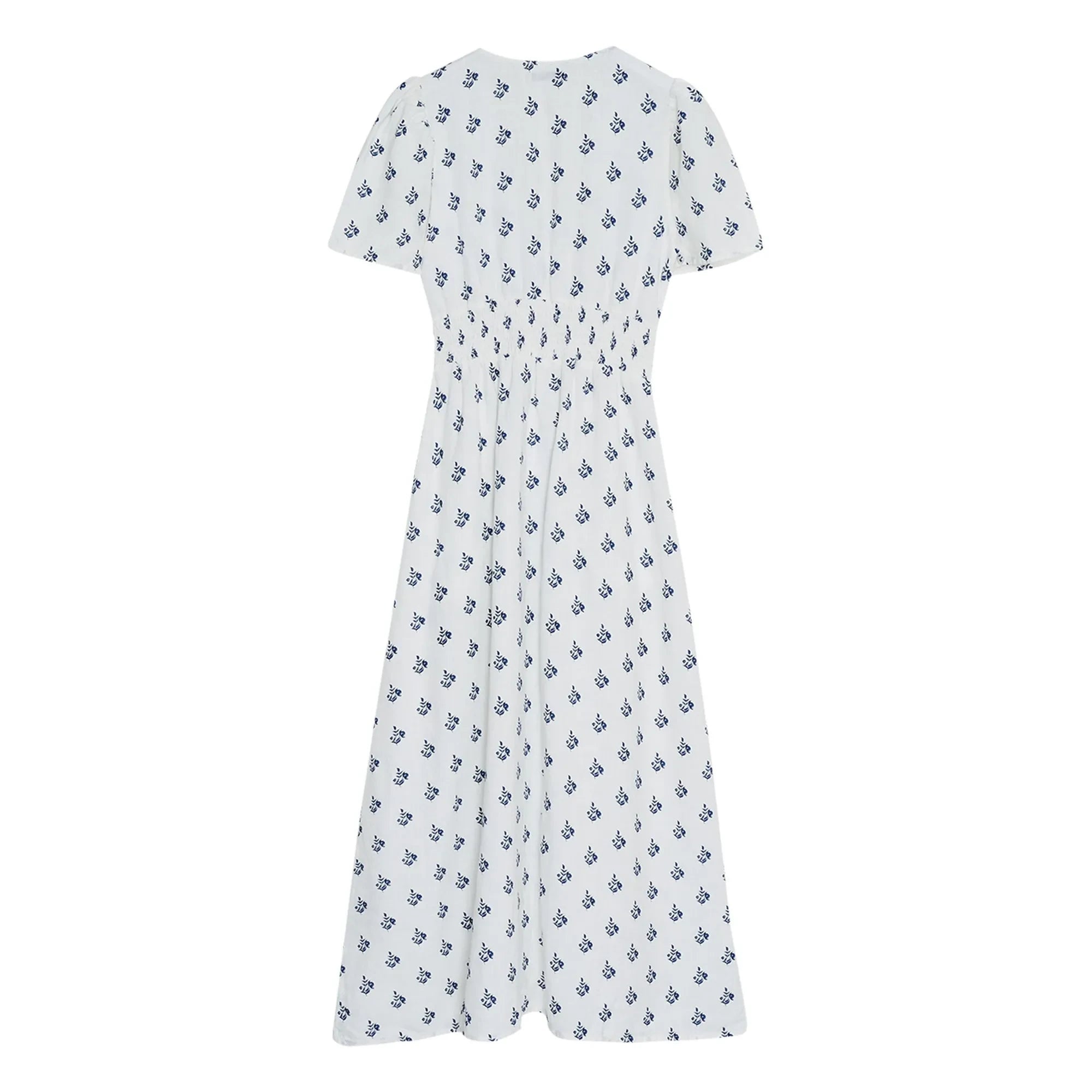 the new society - Melissa Linen Dress | White