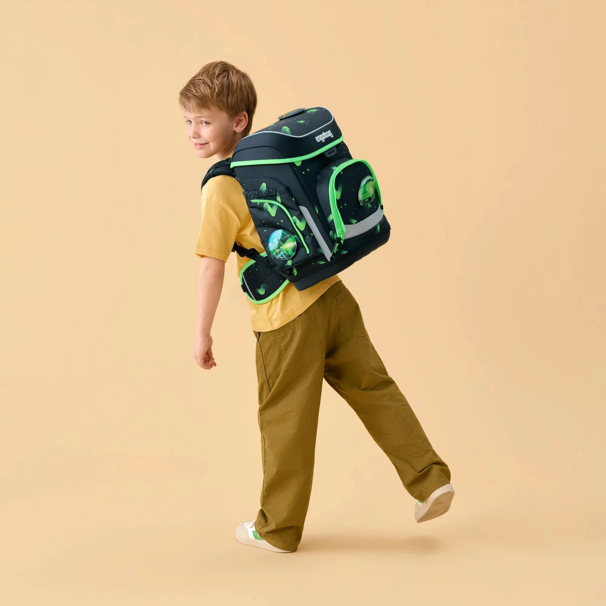 Ergobag - School Backpack Set cubo Beary Fast Lane