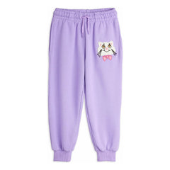Mini Rodini - Organic Cotton Jogger Cat | Purple