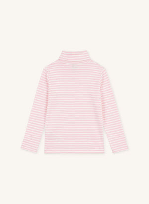 Petit Bateau - Düz çizgili balıkçı yaka | Pembe