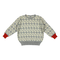 Bayiri - River Organic Cotton Sweater | Gray