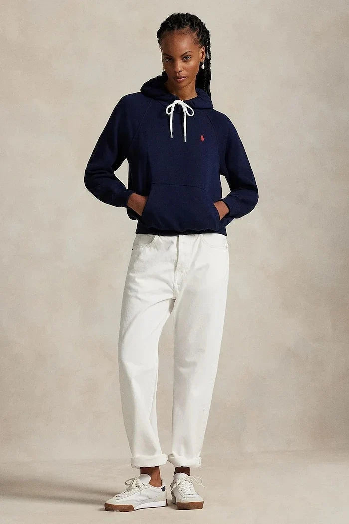 Polo Ralph Lauren kapüşonlu kadın sweatshirt pamuklu