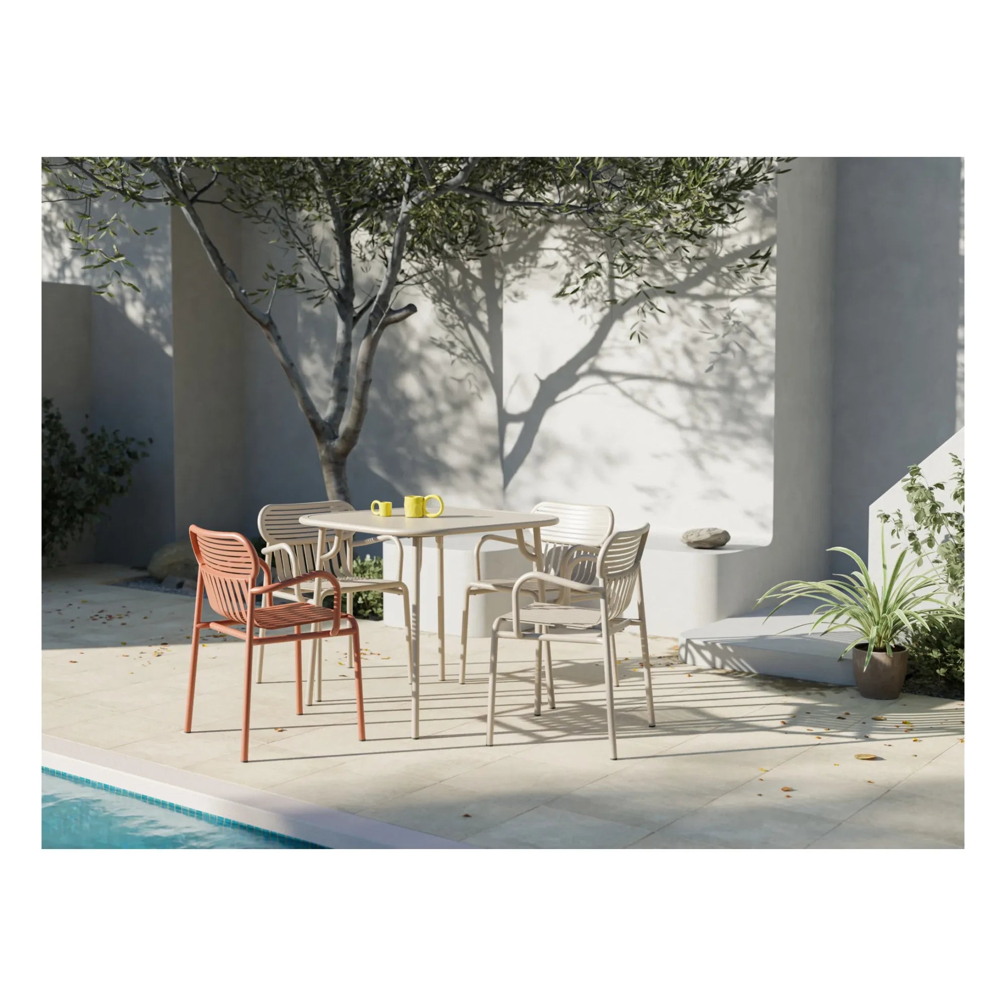 Petite friture - Weekend square table - 4-seater | Dunes