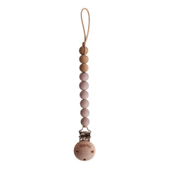 Mushie - Eva Pacifier Clip | Blush