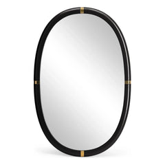 The Socialite Family - Marcello Polished Wooden Mirror | Black