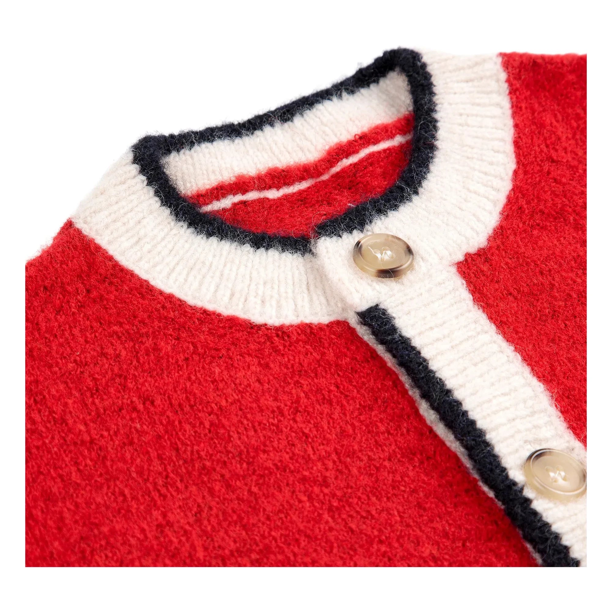 Bobo Choses - Jacquard Wool Vest | Red