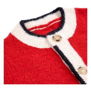 Bobo Choses - Jacquard Wool Vest | Red